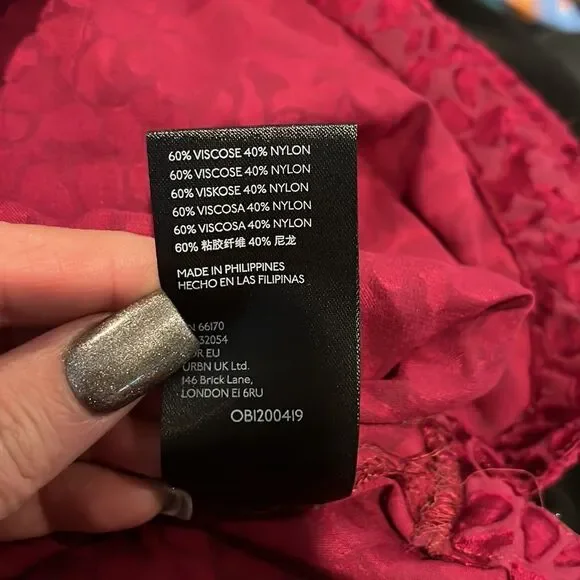 Anthropologie Susanna Burnout Velvet Buttondown, MP! - Picture 10 of 10